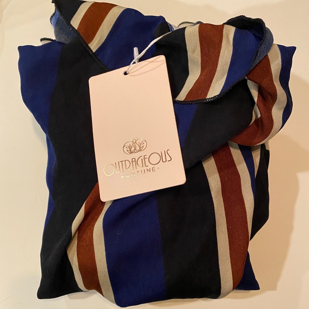 Outrageous Fortune ASOS Ruffle Wrap Dress NWT - Picture 5 of 6